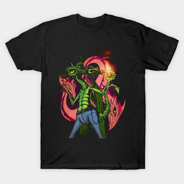 3 Dragons T-Shirt by ZenithWombat